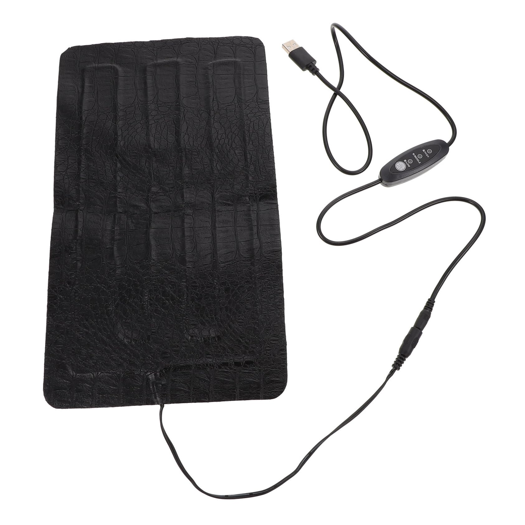 HEMOTON 1pezzi Tappetino Riscaldante per Rettili in Effetto con Regolazione USB per Lucertole e Tartarughe Cuscinetto Riscaldante per Animali Domestici in Inverno