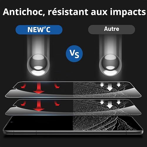 NEW'C Verre Trempé pour Xiaomi Mi 11 Lite/Mi 11 Lite 5G Protection Écran - 8