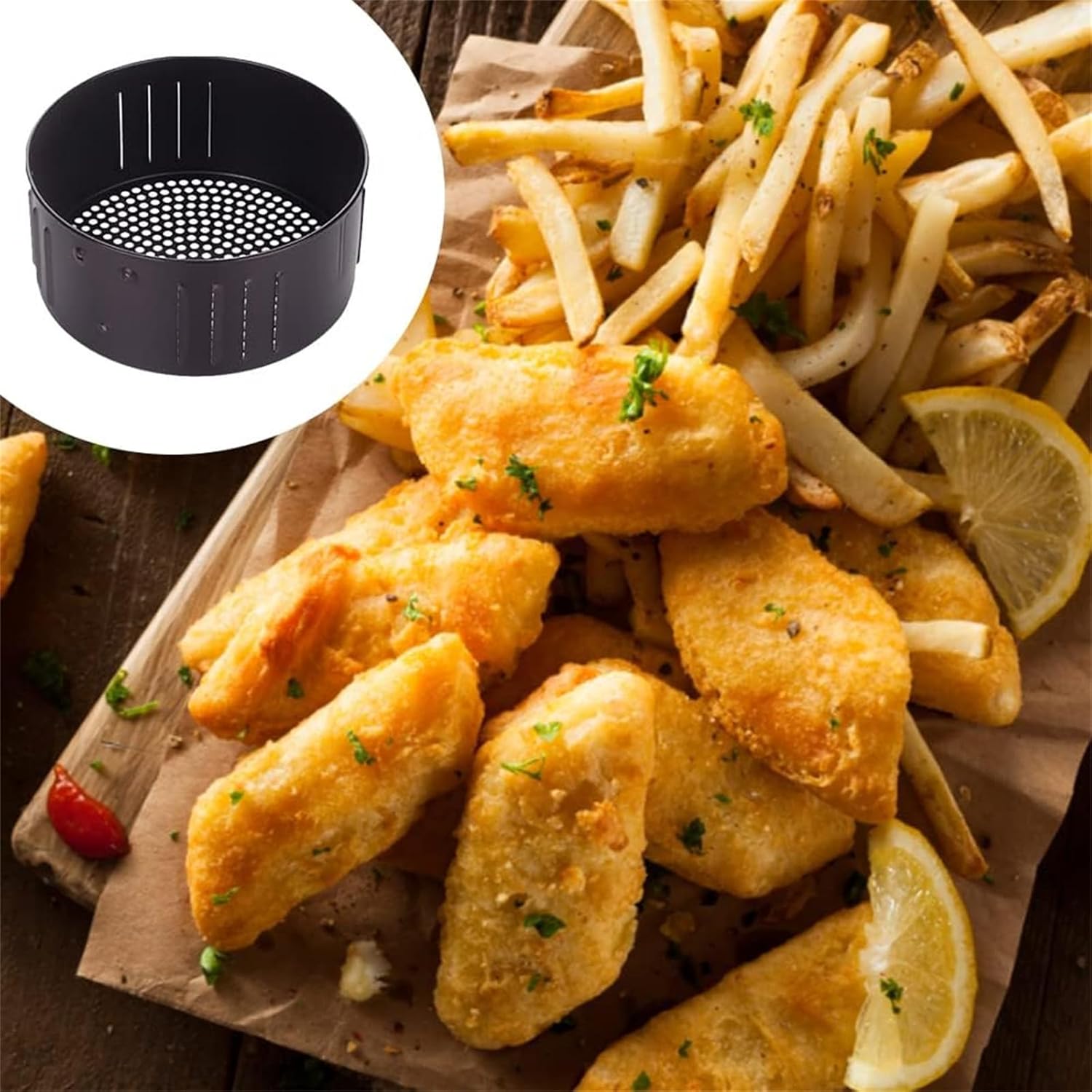 Large Capacity Basket Inner Insert Air Basket Replacement Basket Air Accessories For 3.5QT Air