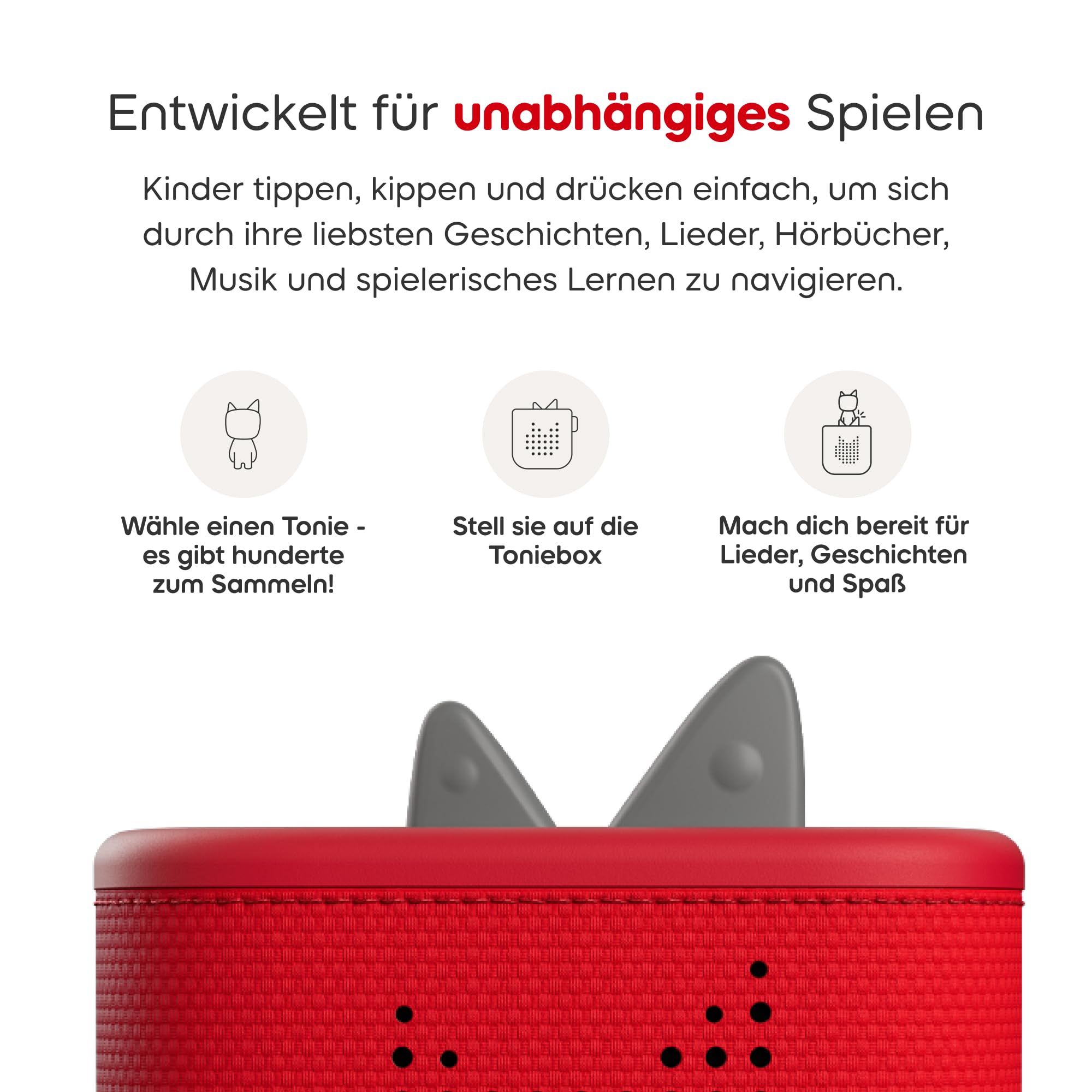 tonies Hörfigur für Toniebox, My First Reise Set, Fahrzeuge entdecken für Kinder ab 1 Jahr, Spielzeit ca. 36 Minuten
