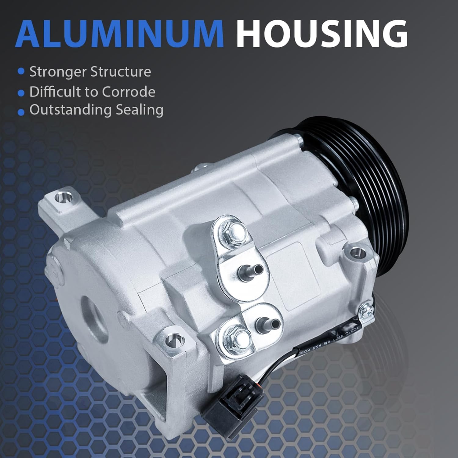 A/C Compressor Air Conditioning Replacement w/Cluth For Ch-evrolet Traverse 3.6L 2009 2010 2011 2012 NEW CO 21625C