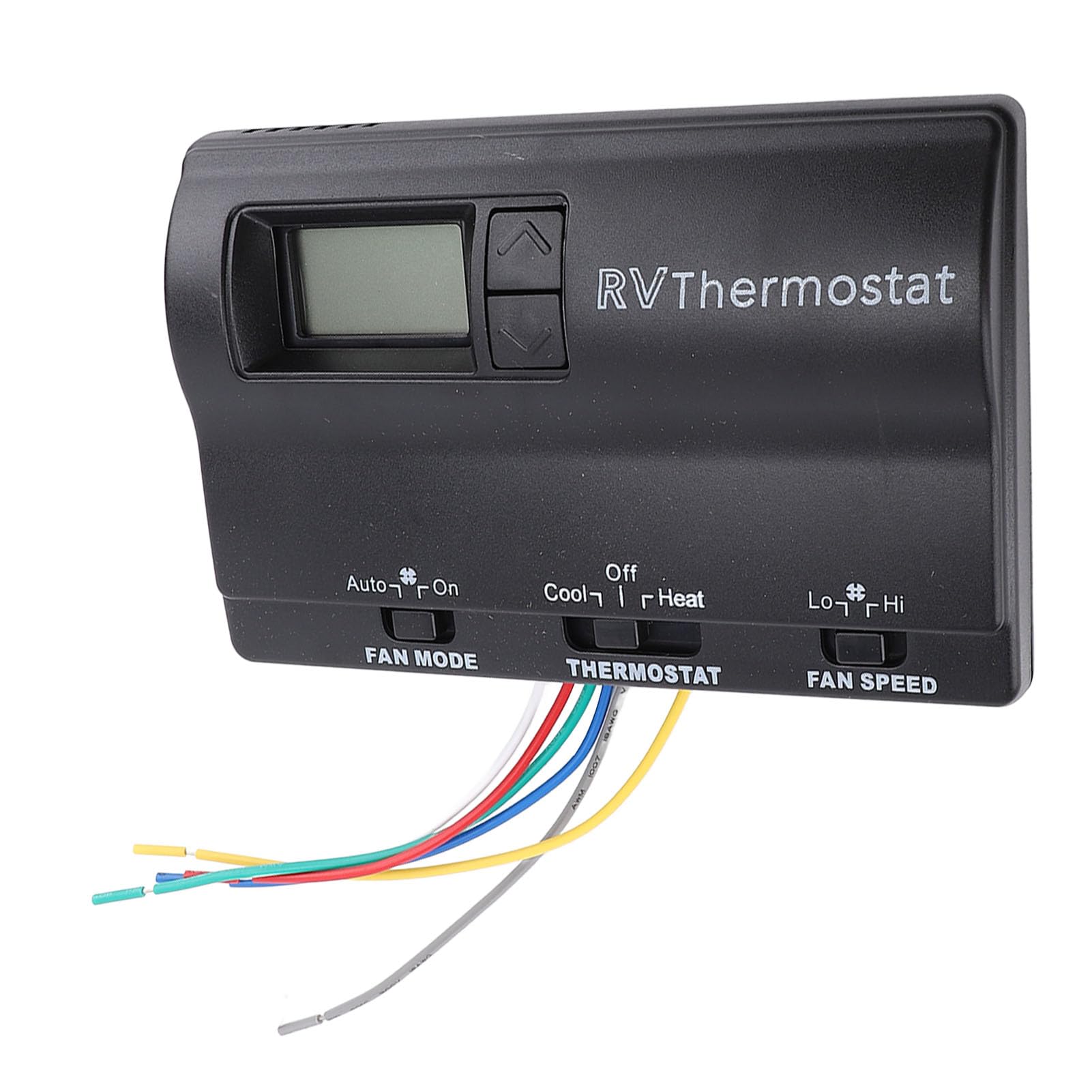Dioche Thermostat Numérique de Remplacement pour Camping-Car, 3 Modes de Réglage, Chauffage et Refroidissement, Thermostat Mural 83303362 pour (Black)