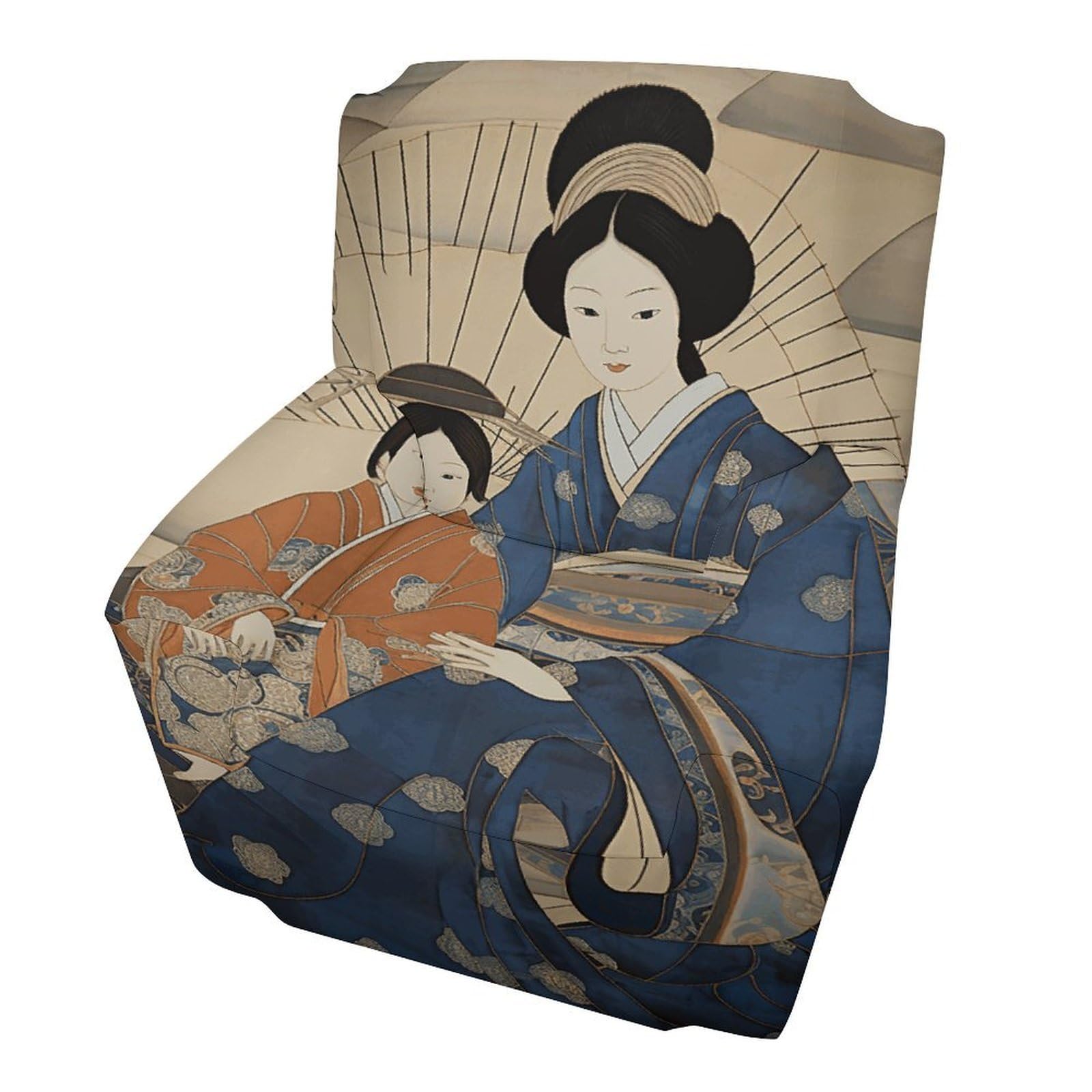 Fekiloot Style Japanese Art Couch Cover Sofa Cover Sofa Slipcover