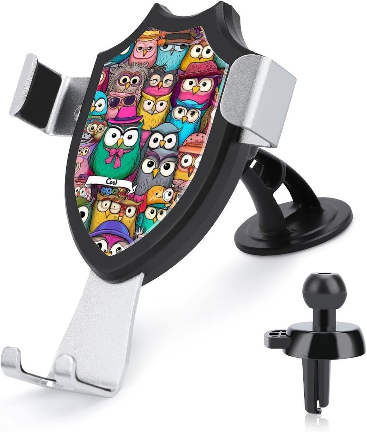 Fashion Phone Holders Phone Mount for Car Dashboard Air Vent Windshield Cute Cartoon Owls