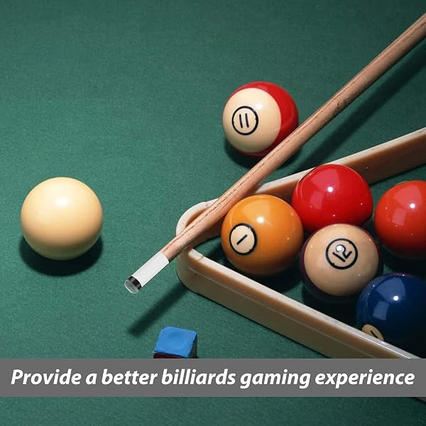 Lot de 10 embouts de queue de billard de 12 mm avec virole pour queue de billard, accessoires de queue de billard - 4