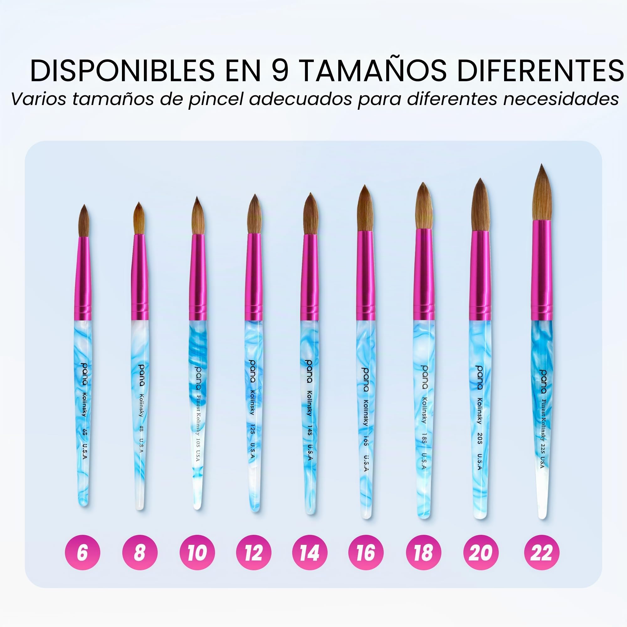 Cepillo para uñas (rojo2)