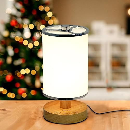 Miniatura 7 de chiphy Lámpara de mesa inteligente, lámpara que cambia de color, lámpara Alexa con control de voz, lámpara RGB táctil, lámpara de mesa pequeña para