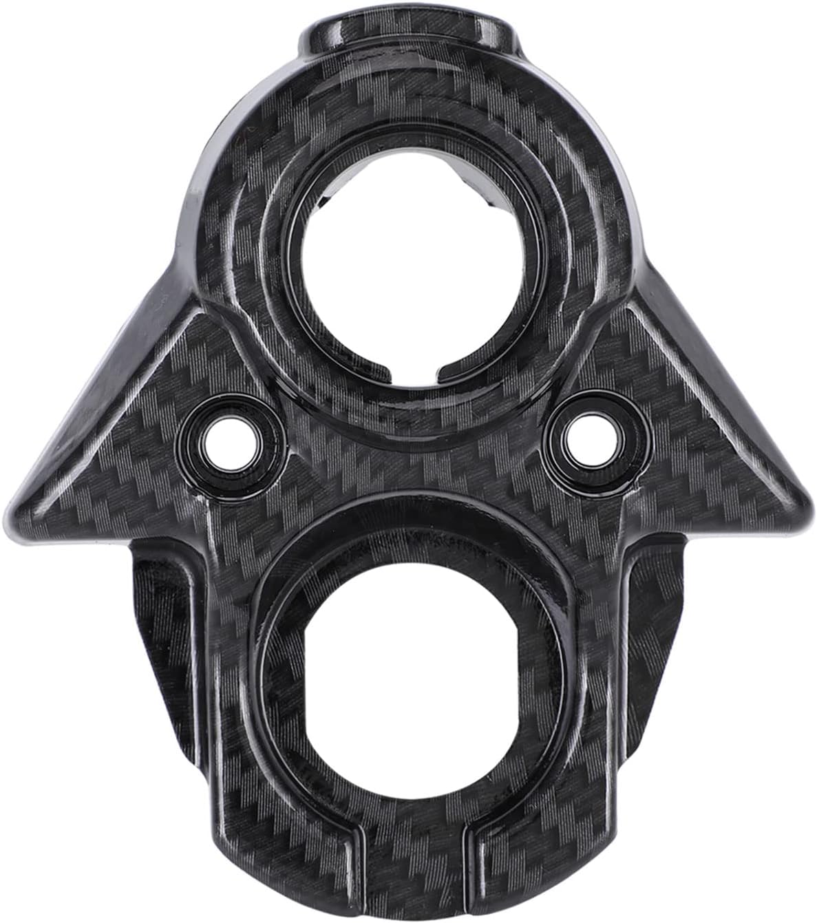 Motorcycle Ignition Cover,Ignition Key Cover Ignition Switch Decoration Ring for Surron Light Bee X/S X260/X160 Electric Dirt Bike-Carbon Fiber Pattern