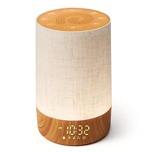 Dreamegg Réveil Lumineux Simulateur d’Aube, Réveil Matin avec Mode Favori,