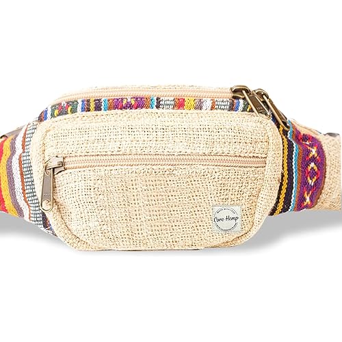 Core Hemp Fanny Pack Waist Hip Bag Handmade From Pure Hemp