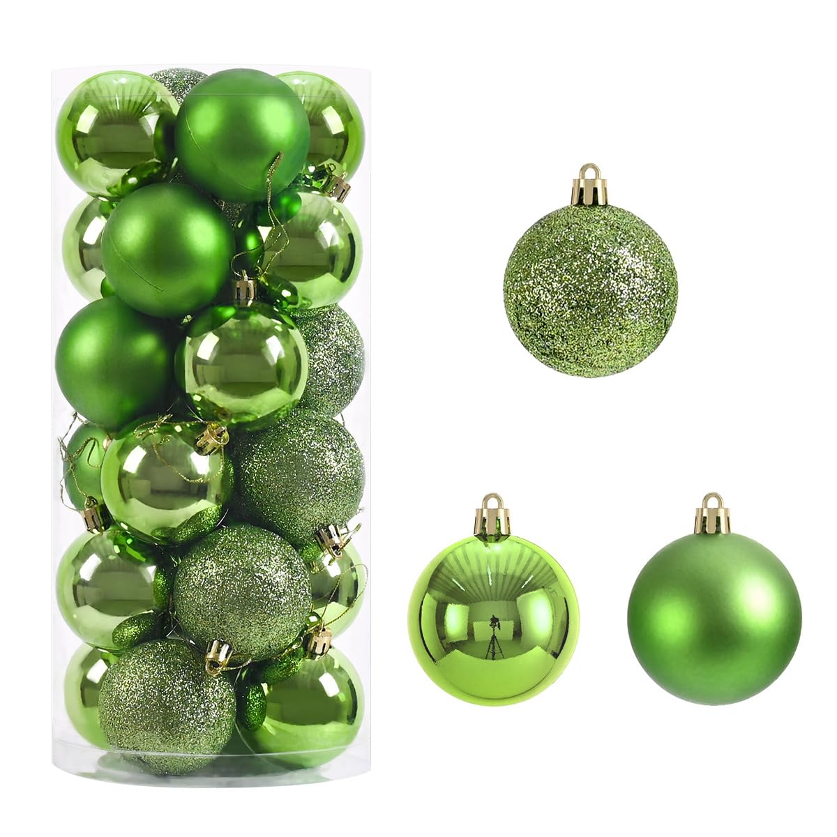 Amazon.co.jp: クリスマスボール クリスマスオーナメント グリーン
