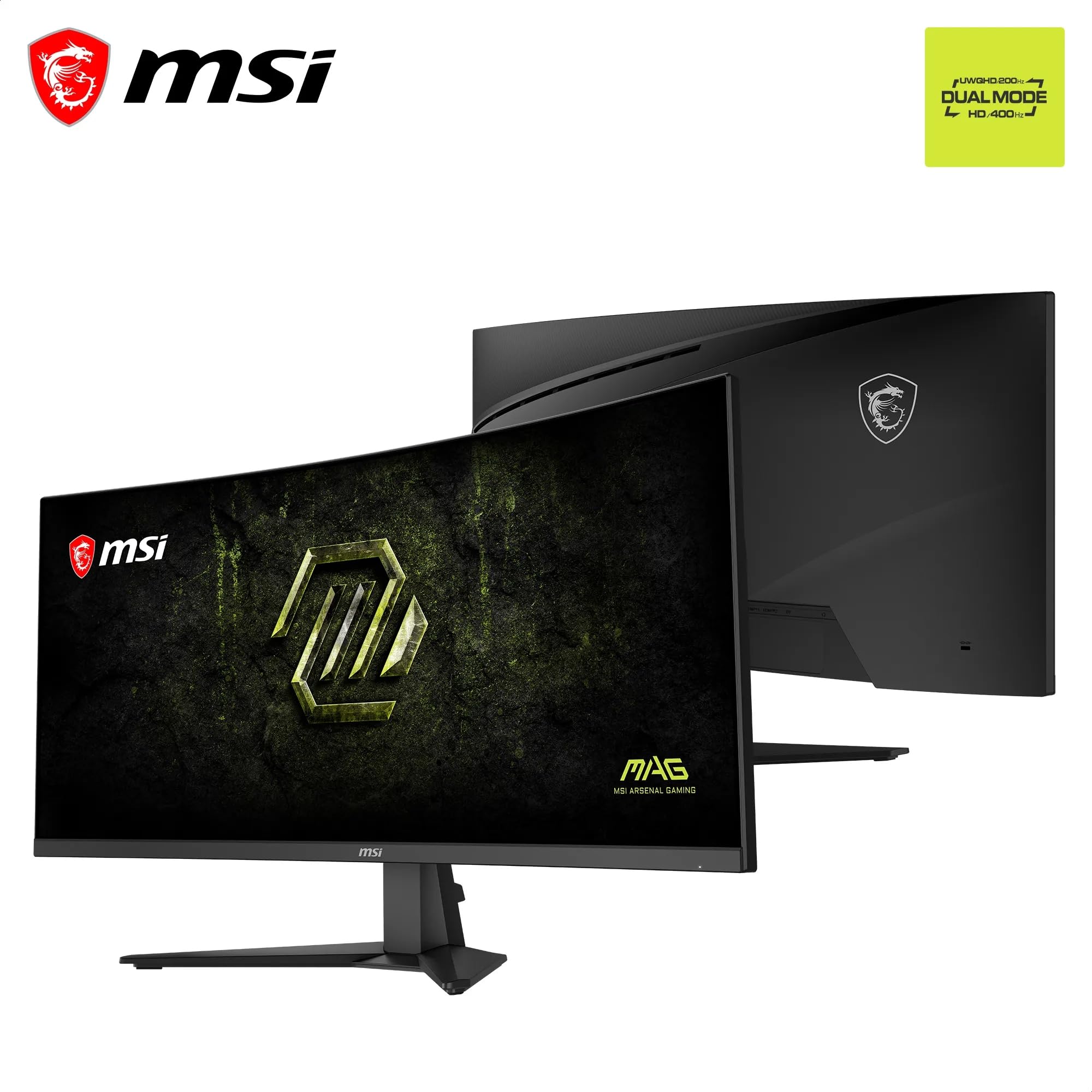 msi MAG 346CQDF E20 Monitor Gaming Curvo 34" UWQHD (3440x1440) 1500R