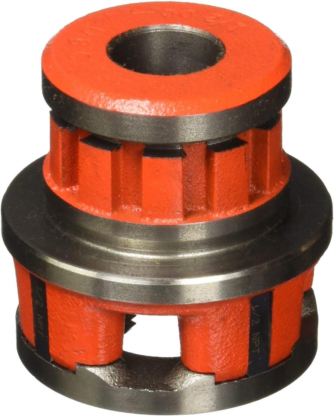 RIDGID 36890 Model OO-R Die Head, 12R Alloy Die Head comes with 1/2-inch High-Speed, Factory Set Dies that Deliver Clean, Precise 14 TPI