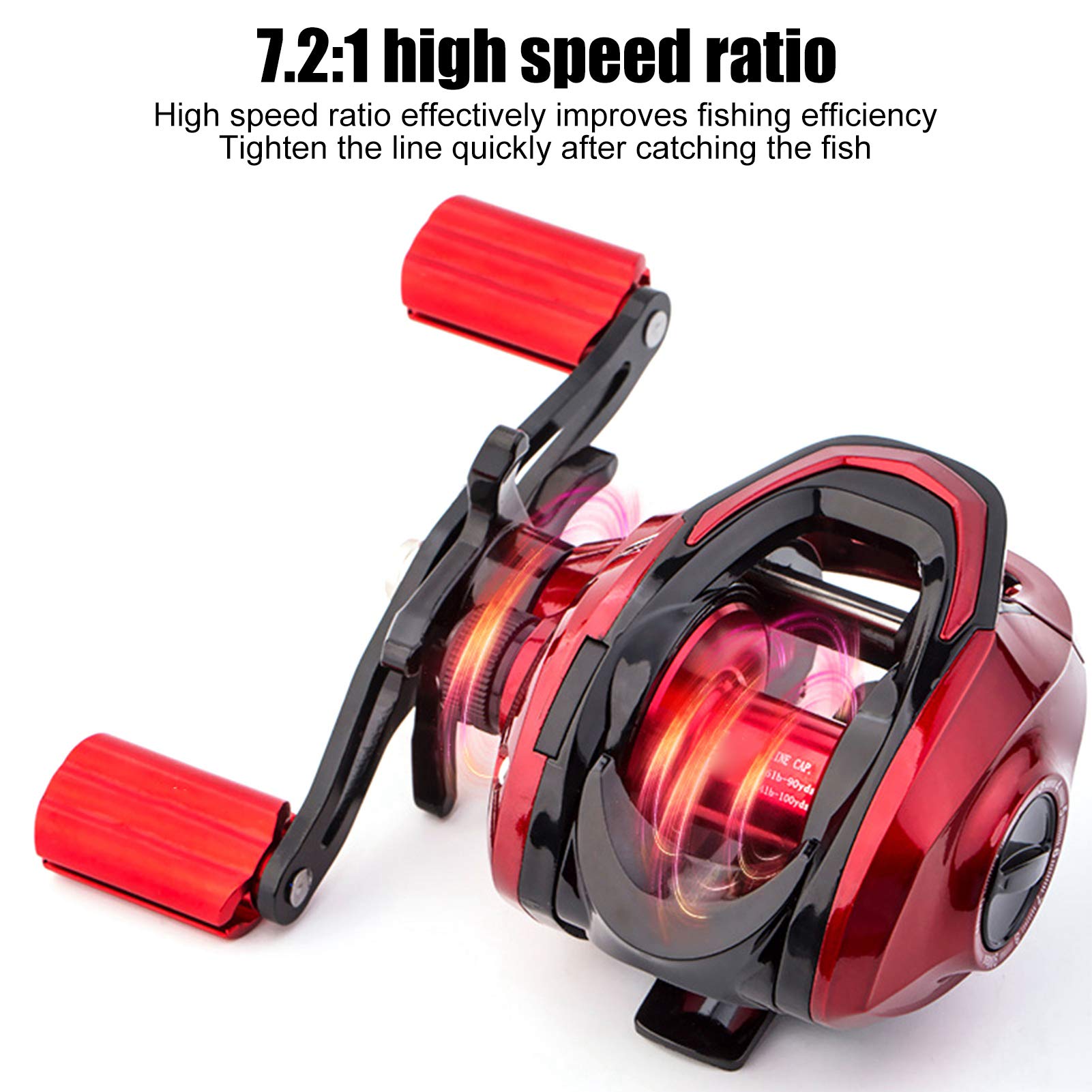 10 bears fishing reel 1000 Size Metal Line Cup and Spool 10 Sealed Ball Bear 5.4:1 Gear Ration Freshwater Spinning Reel with Two Handle and Line Cup