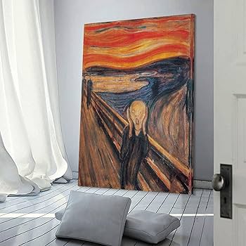 Amazon.co.jp: Edvard Munchエドヴァルド・ムンク 『叫び』油彩 絵画