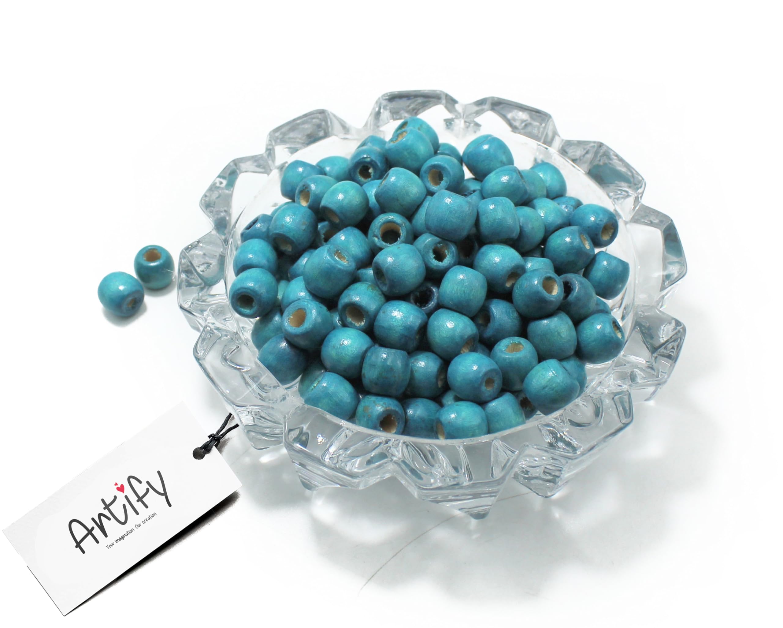 Artify | Wooden Aqua Blue (12mm, 20pcs) Color Beads (c) | Smooth and Sturdy Predrilled Wood for Hobbies, Art & Jewellery Making - Pack of 20 (B0CSJN4HJK) Amazon Price History, Amazon Price Tracker