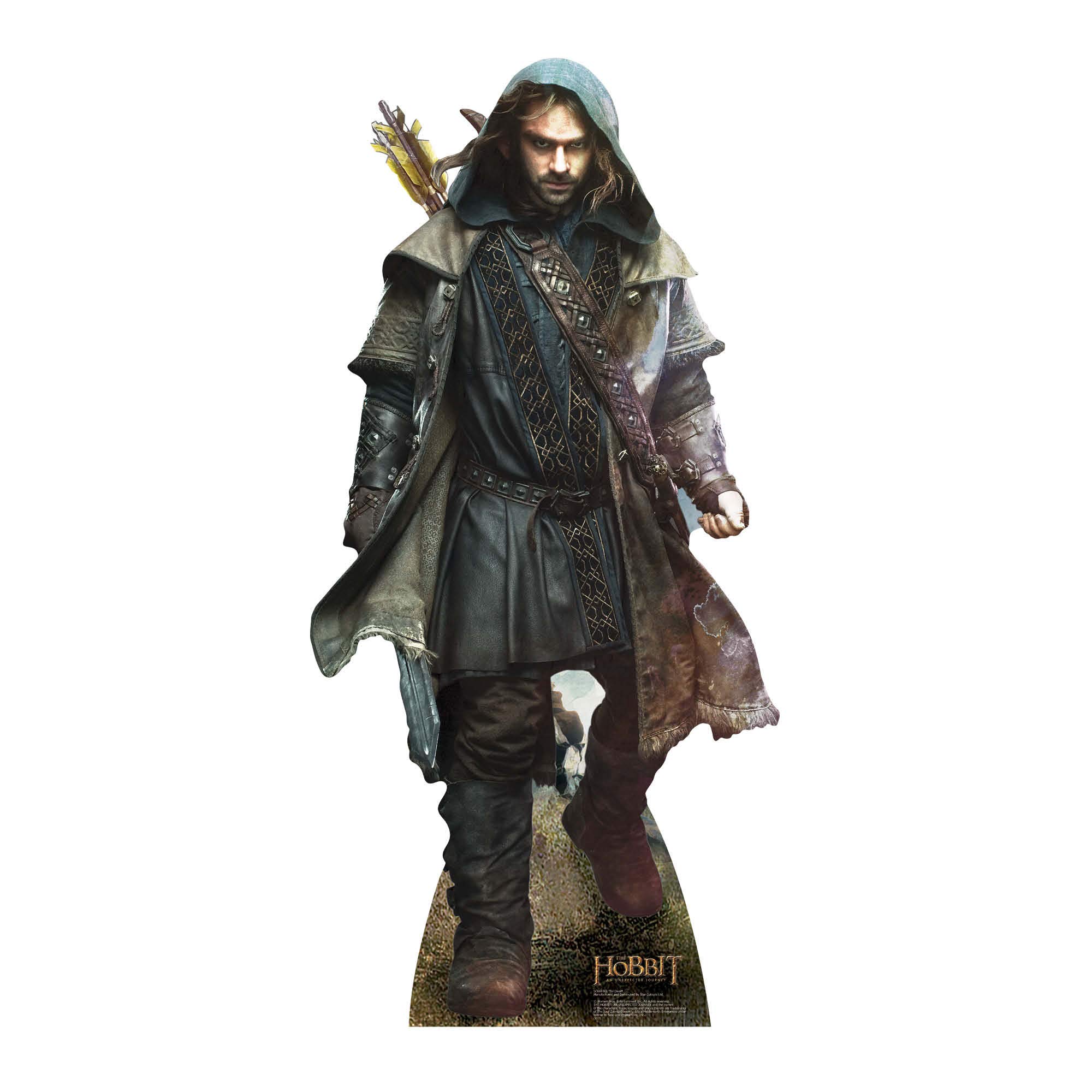 Star Cutouts SC669 The Hobbit Kíli Cardboard Cutout – Lifesize Dwarf Warrior Display from the Lord of the Rings Trilogy