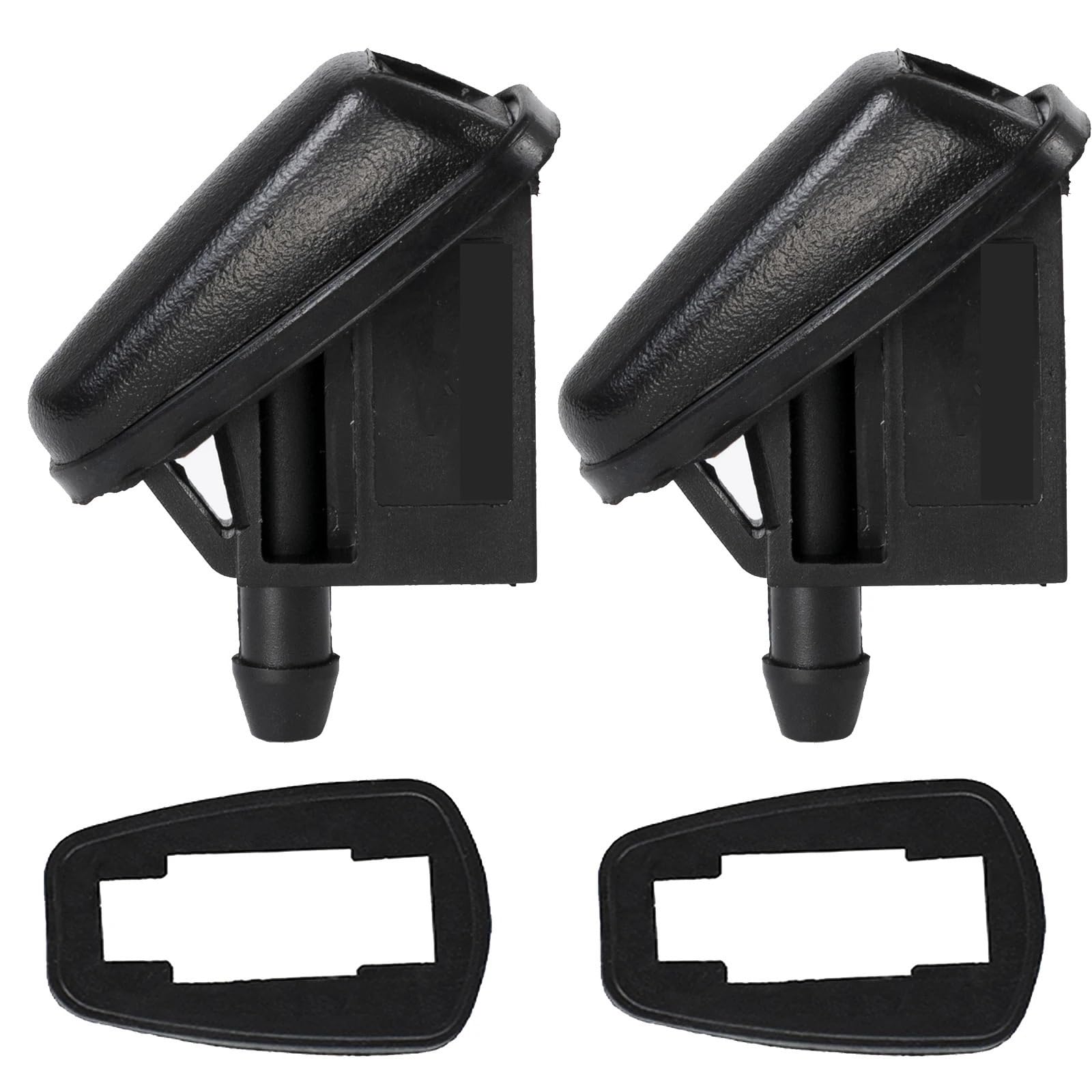 Pacgydk One Color Car Windshield Nozzles Fit For Ford Focus 2 2004-2011 Hood Sprayer Nozzles Oe: 1708176 Wiper 2Pcs/Lot Front Windshield Washer Jet Nozzle