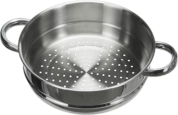 IBILI 662524 Steam Basket Oslo 24 cm of Stainless Steel, Silver, 24 x 24 x 7 cm