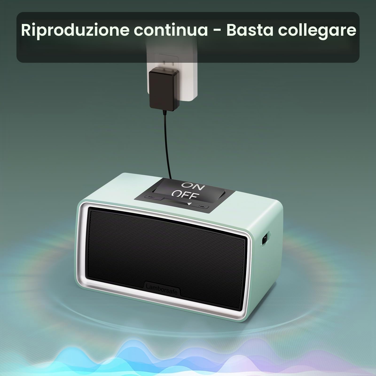 Lamborsafe Lettore musicale semplice per anziani, anziani, pazienti affetti da demenza, lettore audiolibro MP3 retrò con scheda TF da 32 GB, controllo con un pulsante per Alzheimer, pazienti con