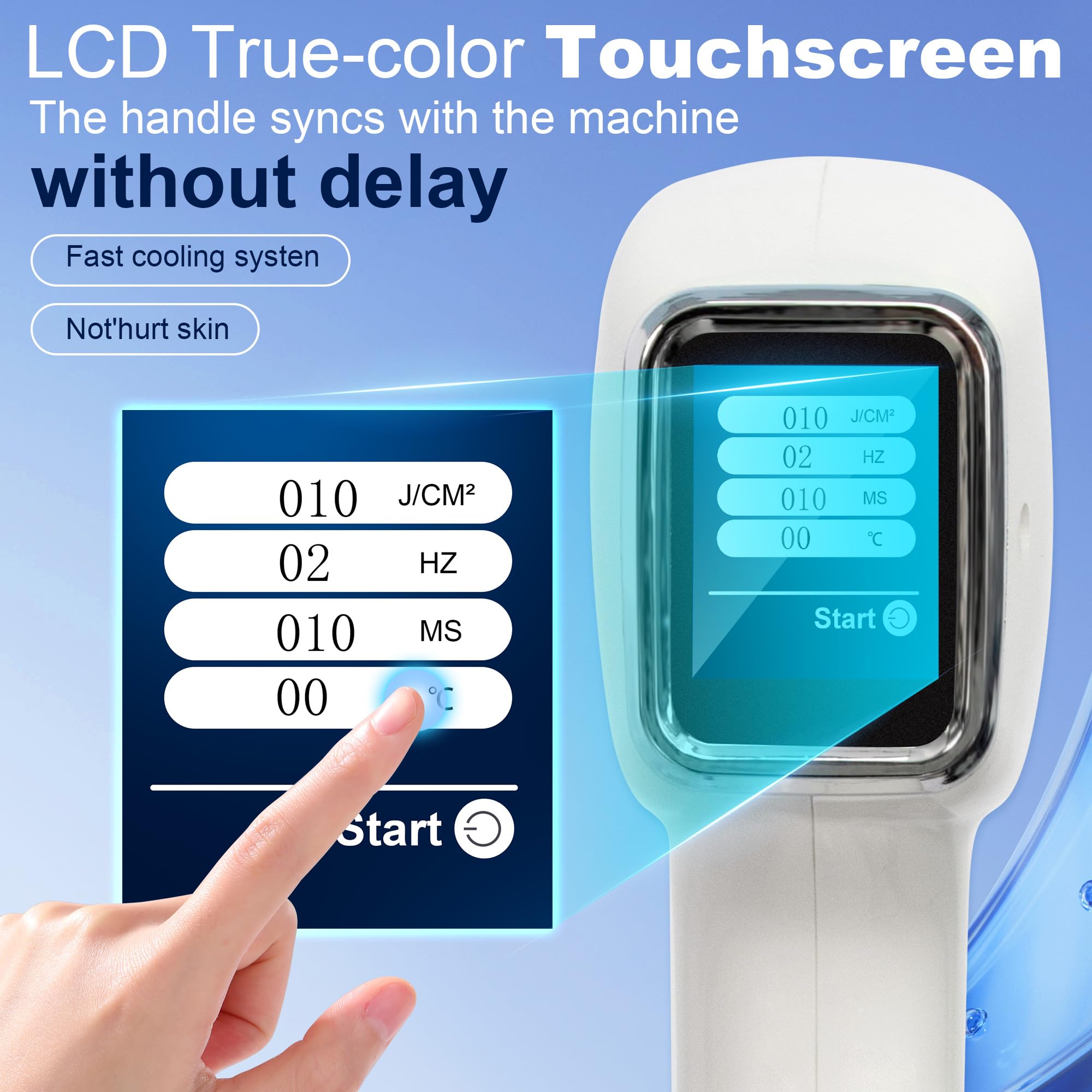 10 barre Macchina per Depilazione Laser Diodo 808nm Touchscreen LCD | 755nm/808nm/940nm/1064nm Sistema di raffreddamento avanzato Epilazione indolore su tutto il corpo