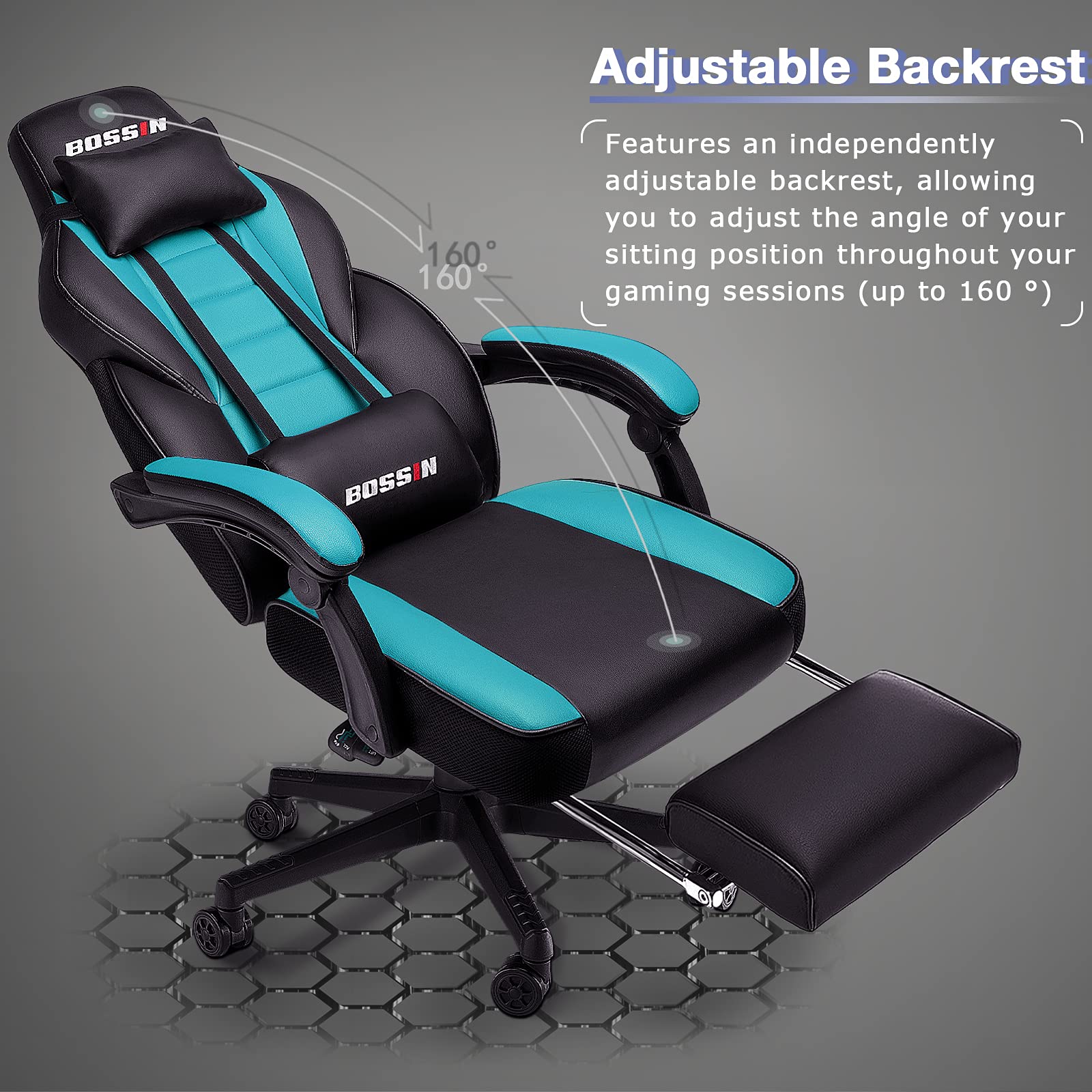 LEMBERI Gaming Chairs for Adults,Ergonomic Video Game Chairs with