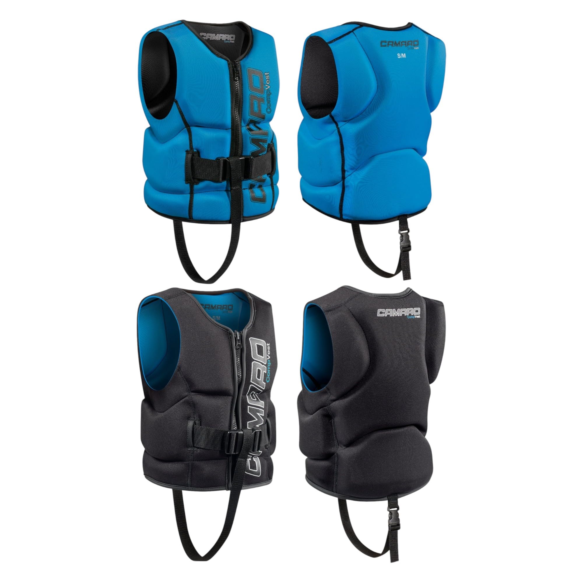 Camaro Comp Vest Kinder Neopren Wende Neopren Prallschutz Auftriebs bis 14 Jahre Black/Blue