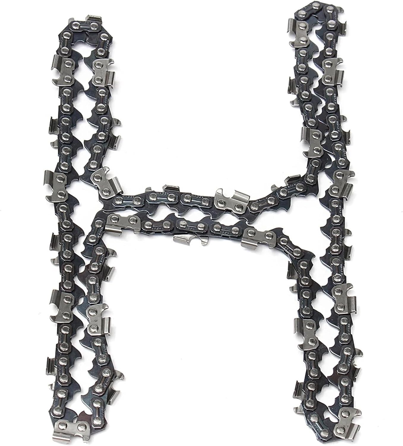 Paquete de 3 cadenas motosierra 10 a 20 pulgadas, paso 3/8, calibre 0,050 (eslabón transmisión 47 12 pulgadas)(14Inch 50Drive Link)