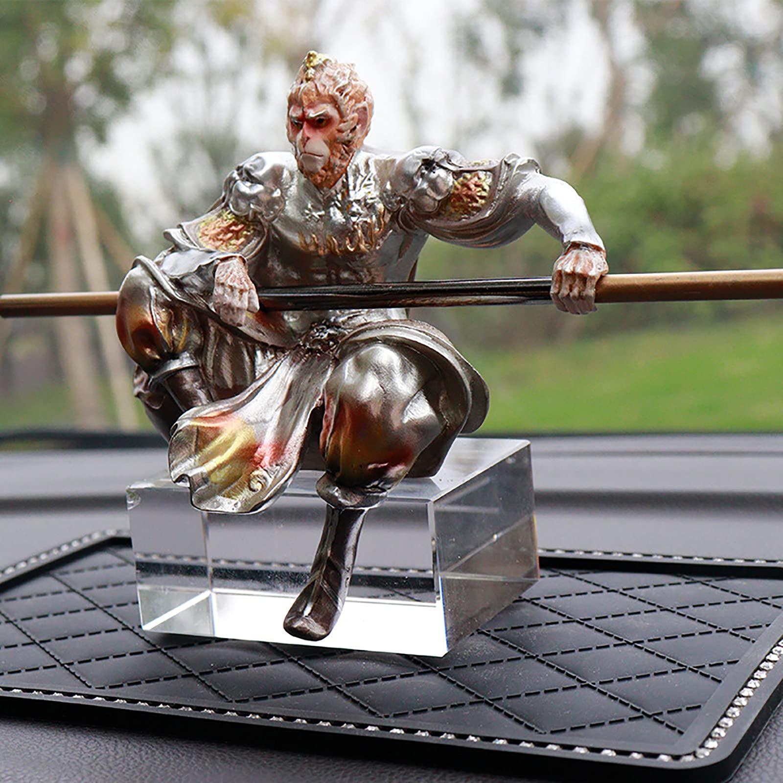 Black Myth Wukong Car Decorations Art Relievo,Wukong Action Figure Monkey Figurines Monkey King
