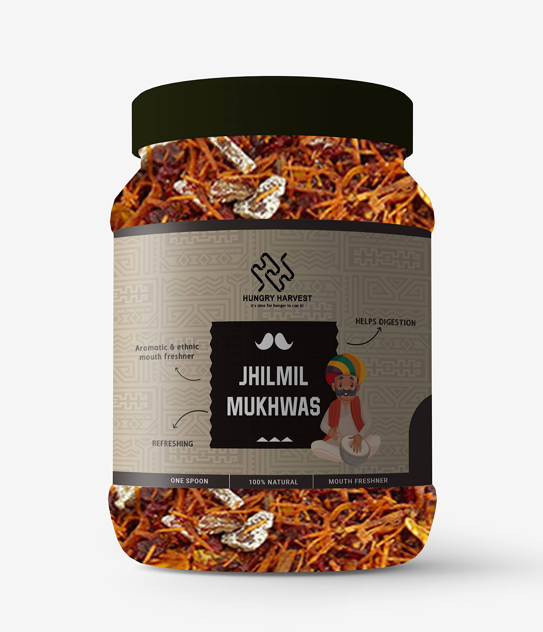 Hungry Harvest Home Made Jhilmil Supari Jhilmil Mukhwas 150 gms Mouth Freshener [Jar Pack] (B09PTR8T2J) Amazon Price History, Amazon Price Tracker