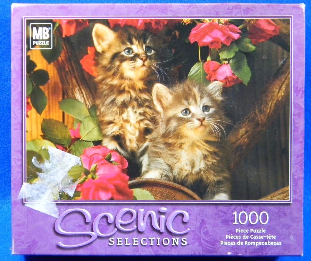 Scenic Selections Kittens 1000 Piece Jigsaw Puzzle Milten Bradley