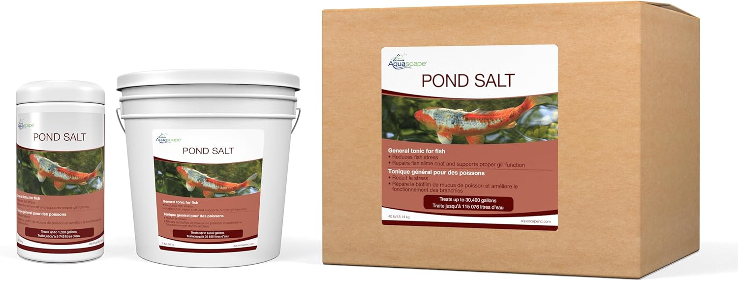 Aquascape Pond Salt, Non-Iodized (9 lbs / 4.08 kg)
