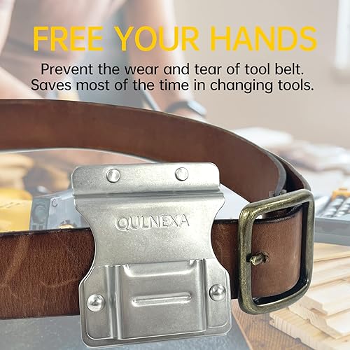Miniatura 10 de Soporte para cinturón de herramientas con clip, clip para cinturón de herramientas para cinta métrica, clip de clip para taladro inalámbrico,