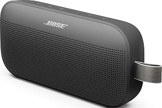 Bose SoundLink Flex (2e génération) Enceinte Bluetooth, Enceinte d’extérieur ultra-portable avec son haute fidélité, 12 heures d’autonomie, Enceinte résistante étanche à l’eau et à la poussière, Noir