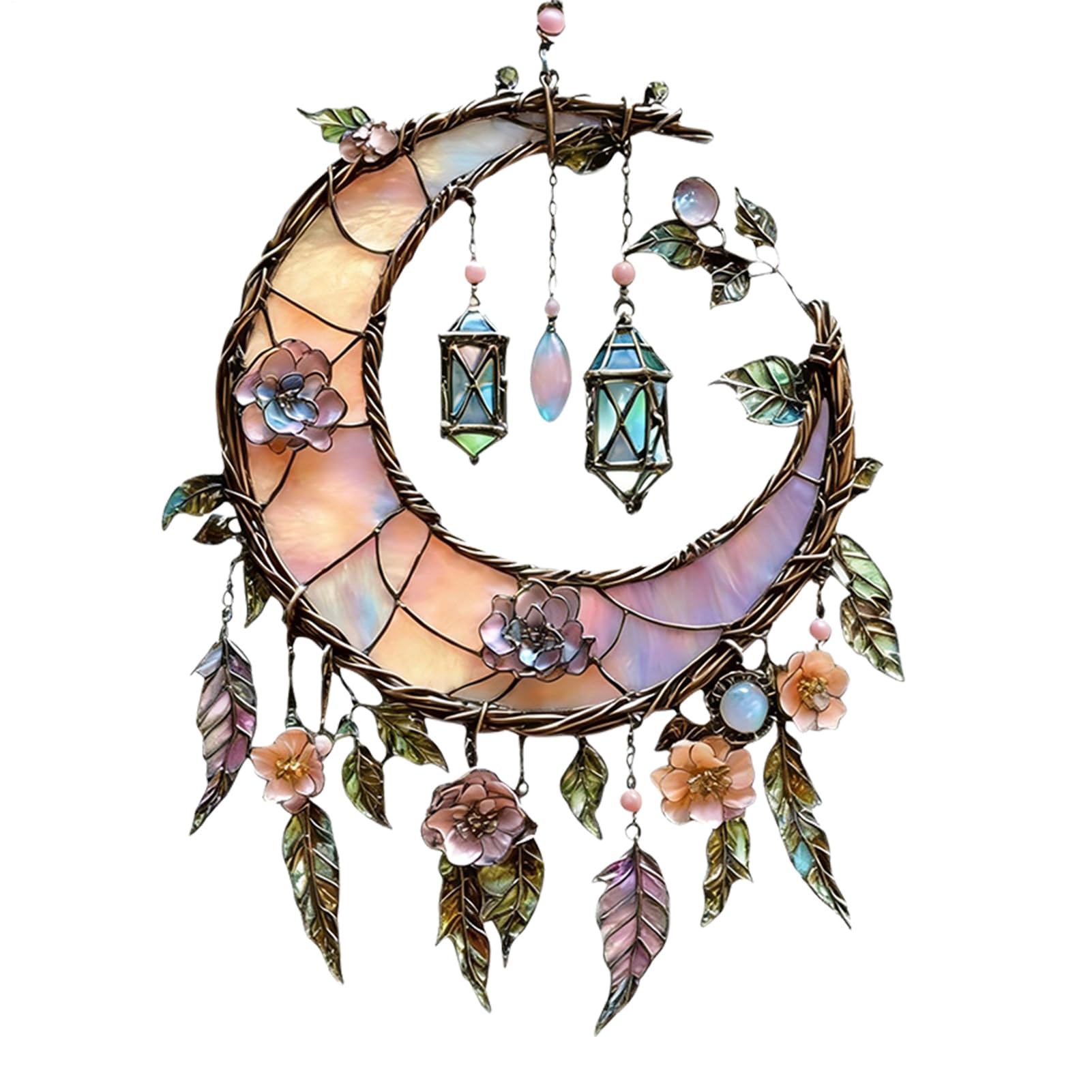 Attrape-lumière lune ornement acrylique transparent cadeau idéal pour femme