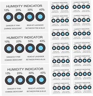 PRETYZOOM 100piezas Uds Tarjetas Indicadoras De Humedad Precisas Sensor De Humedad Cambio De Color Control Para Almacenaje Museos Laboratorios