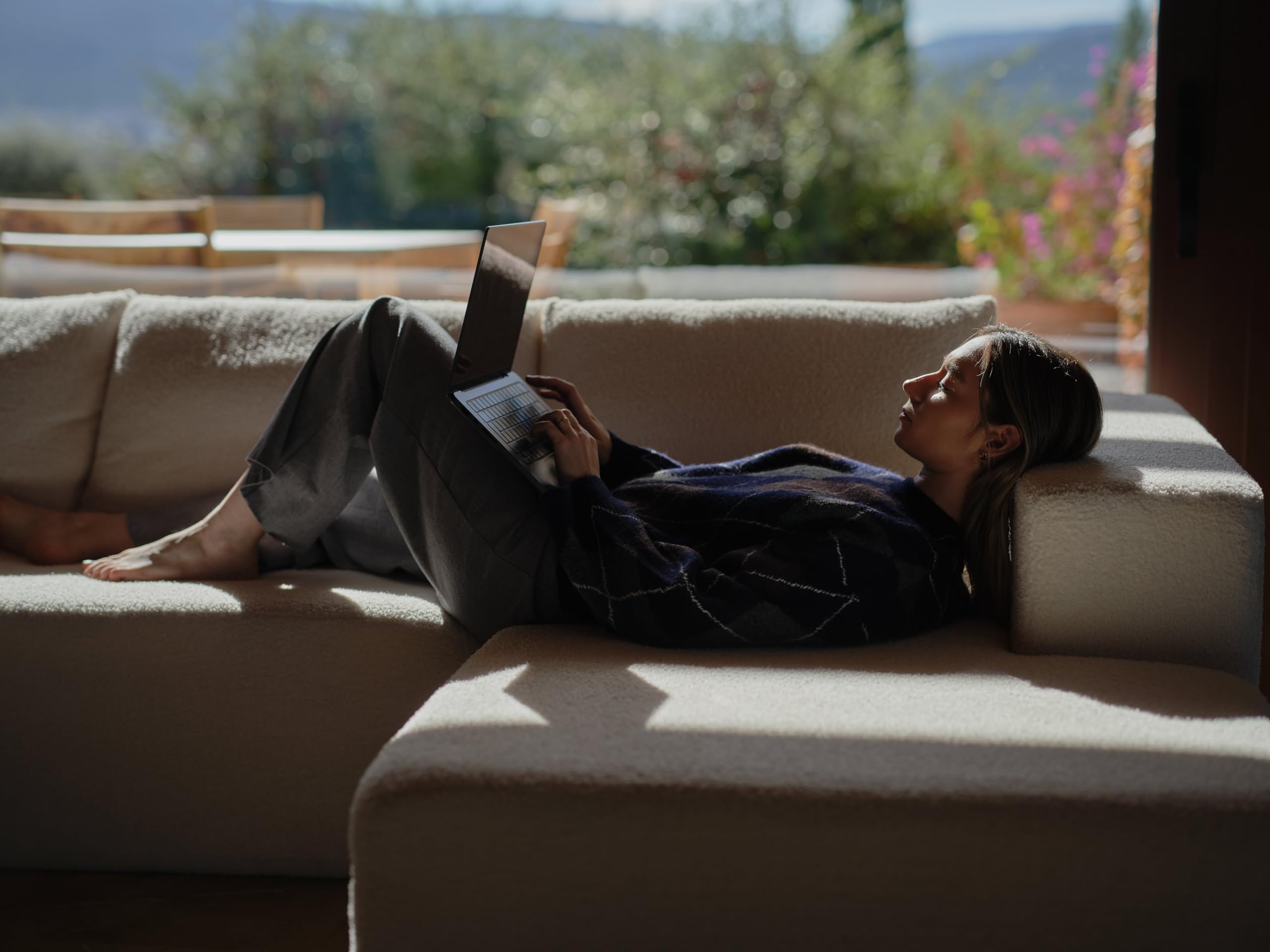 Sofá Esquinero Chaise Longue Forma L Moderno de Espuma Comprimida, con función Cama, envío Caja Sin Montaje (Borrego Beige, Chaise Longue Izquierda)