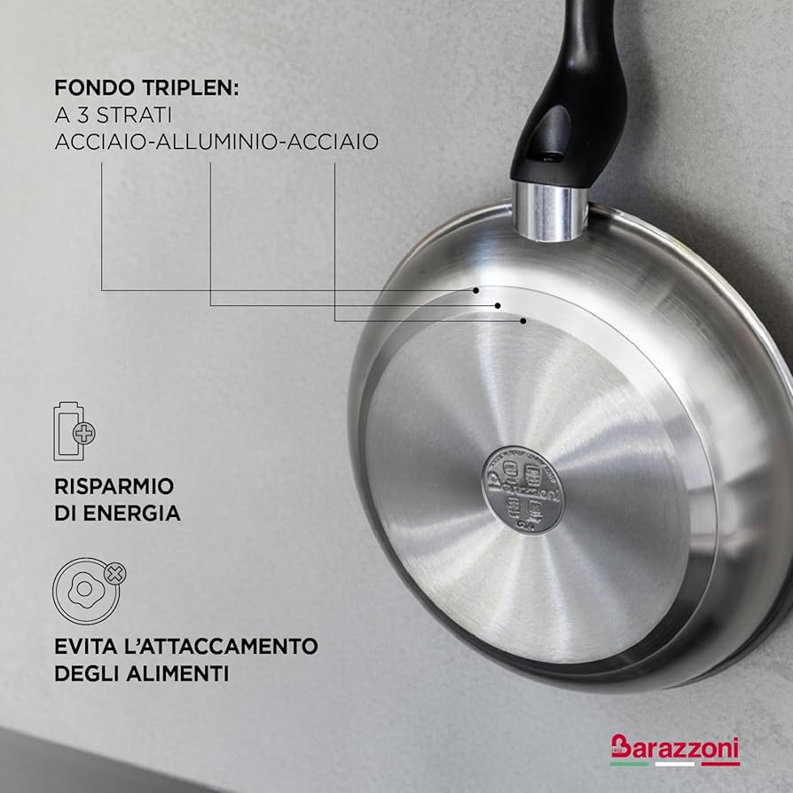 Barazzoni(バラゾーニ)の蓋付 フライパン 24cm ヨドバシ.com - Barazzoni バラゾーニ Barazzoni（バラゾーニ