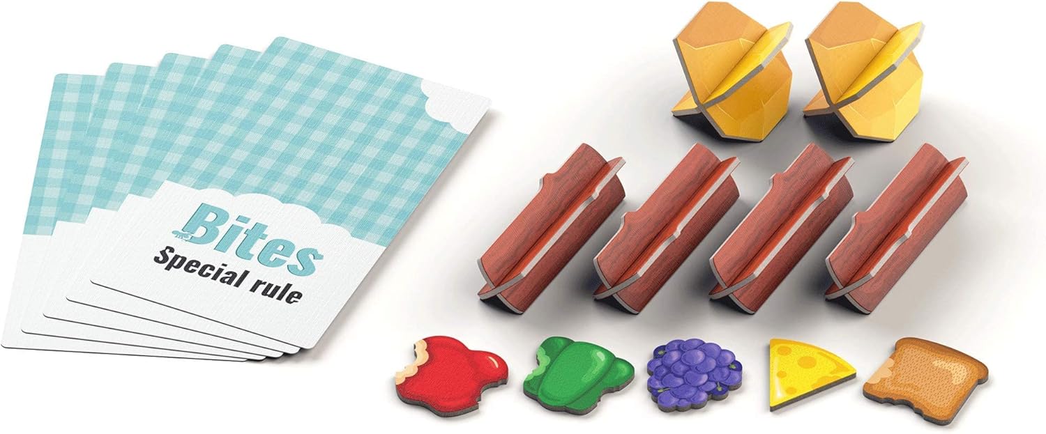 Bites - Board Game - 2 to 5 Players - 20 Minute Play Time