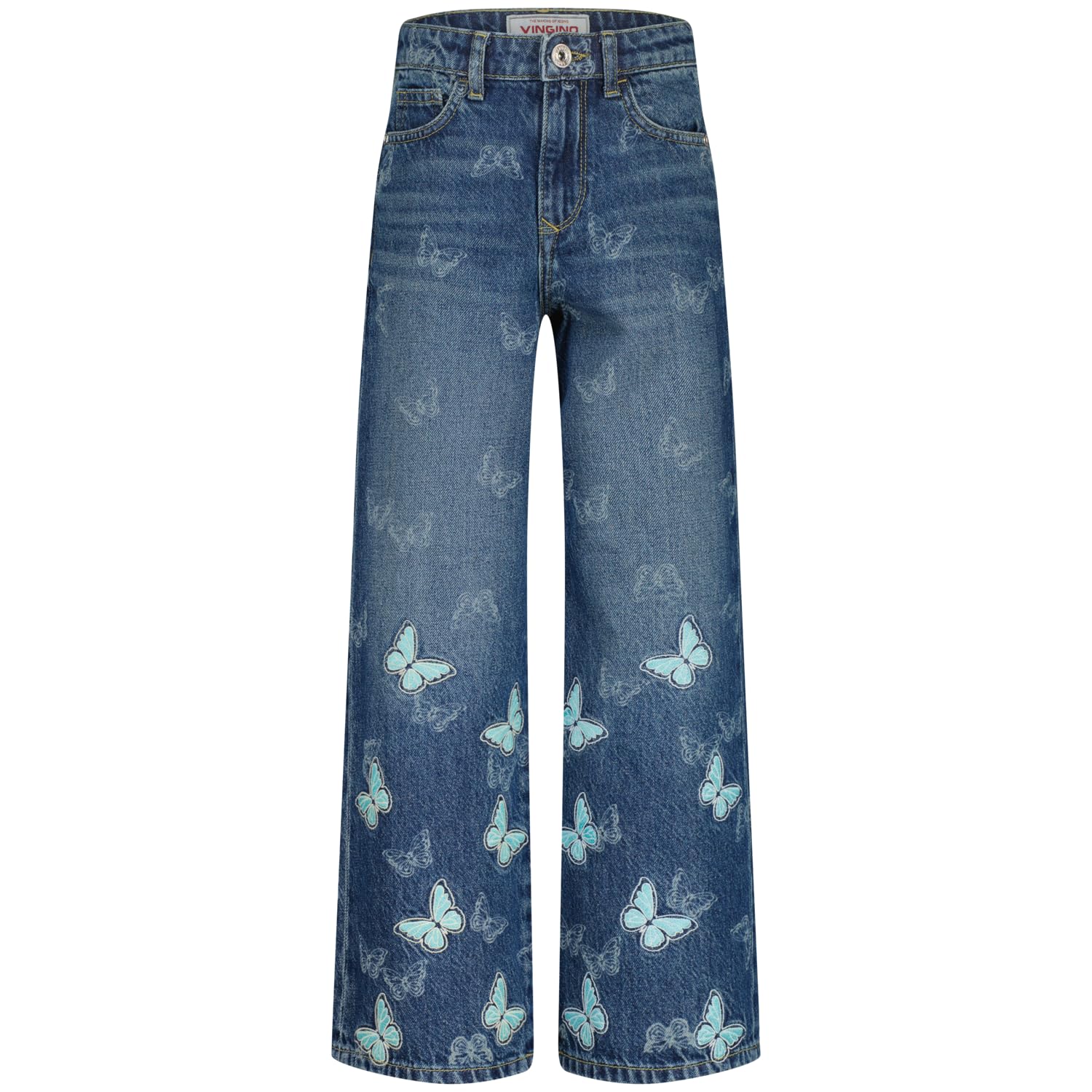 Vingino Mädchen Cassie Butterfly Jeans