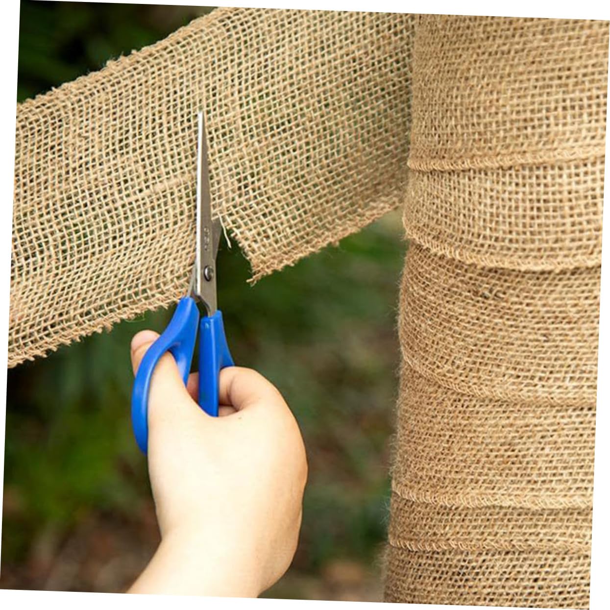 Garneck 4 Pezzi Juta Naturalper Piante Durante Pratiche per Avvolgere Tronchi Diverse Riutilizzabile e Contribuisce Giardinaggio Sostenibile e Rispettoso Facilita Protezione Contro