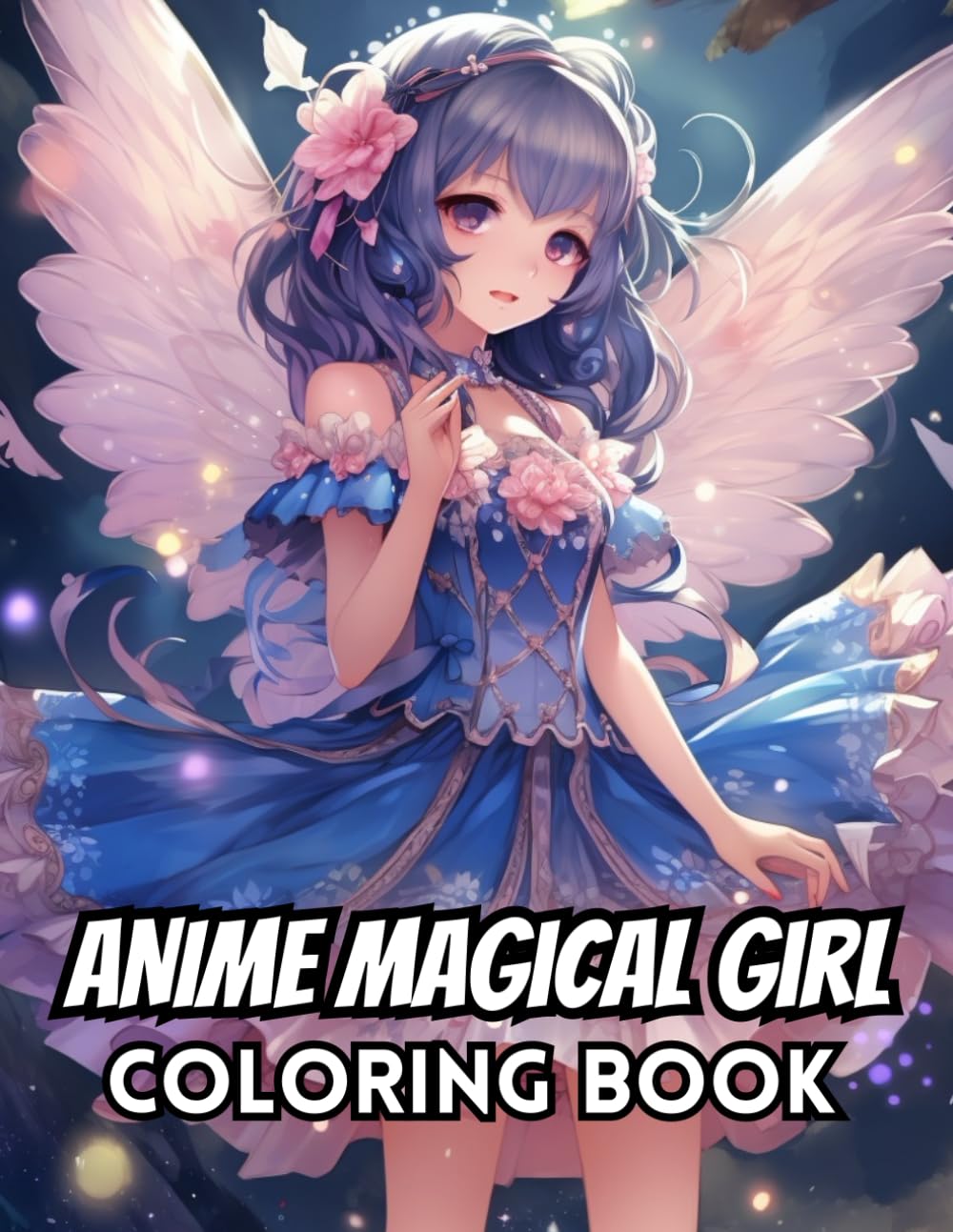 Amazon.com: Anime Magical Girl Coloring Book: Magic Wielding Heroines ...