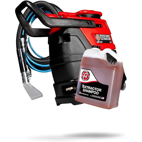 Adam's Polishes Heated Carpet Extractor & Extractor Shampoo Bundle