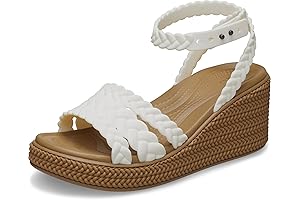 Croc Brooklyn Ankle Strap Wedge Platform Sandals