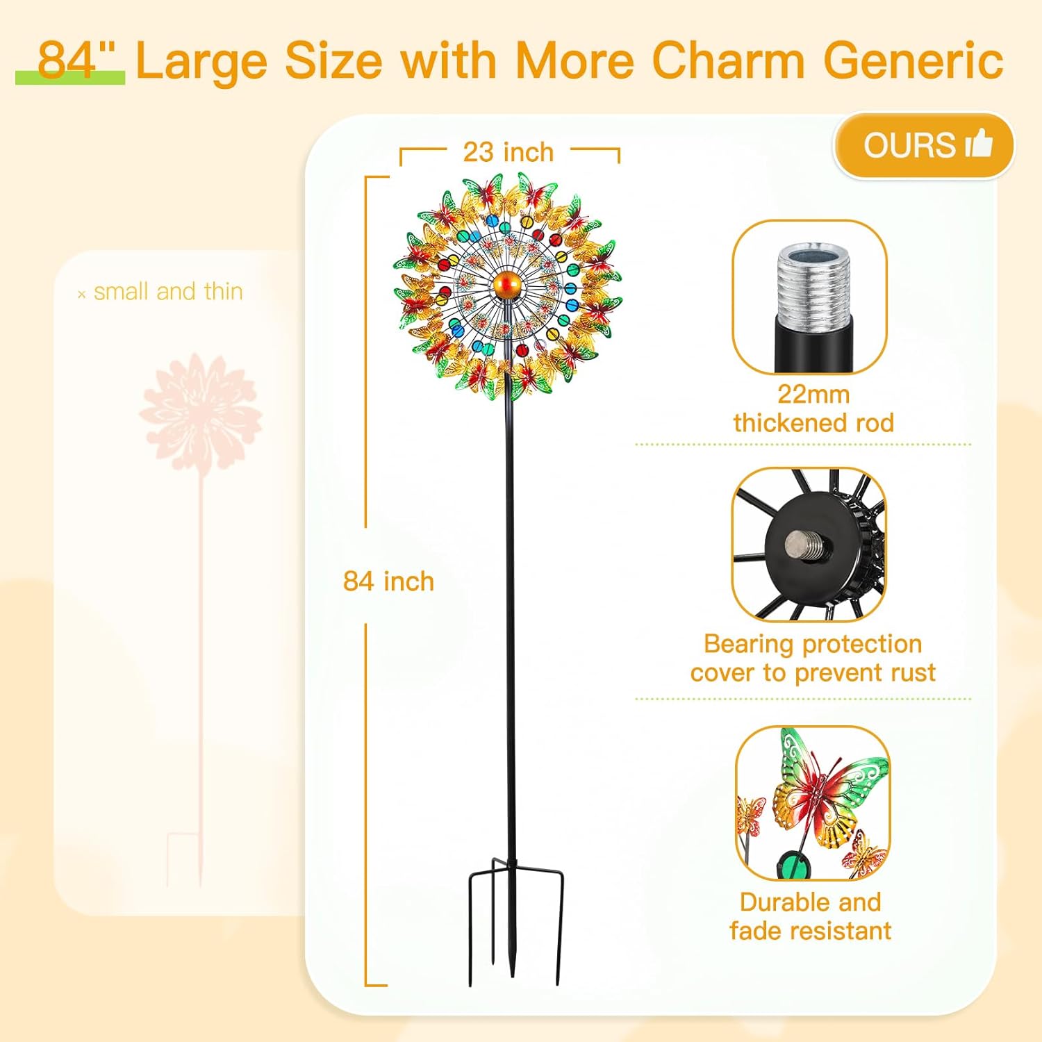 copperlily Wind Spinner and Butterfly Wind Spinner