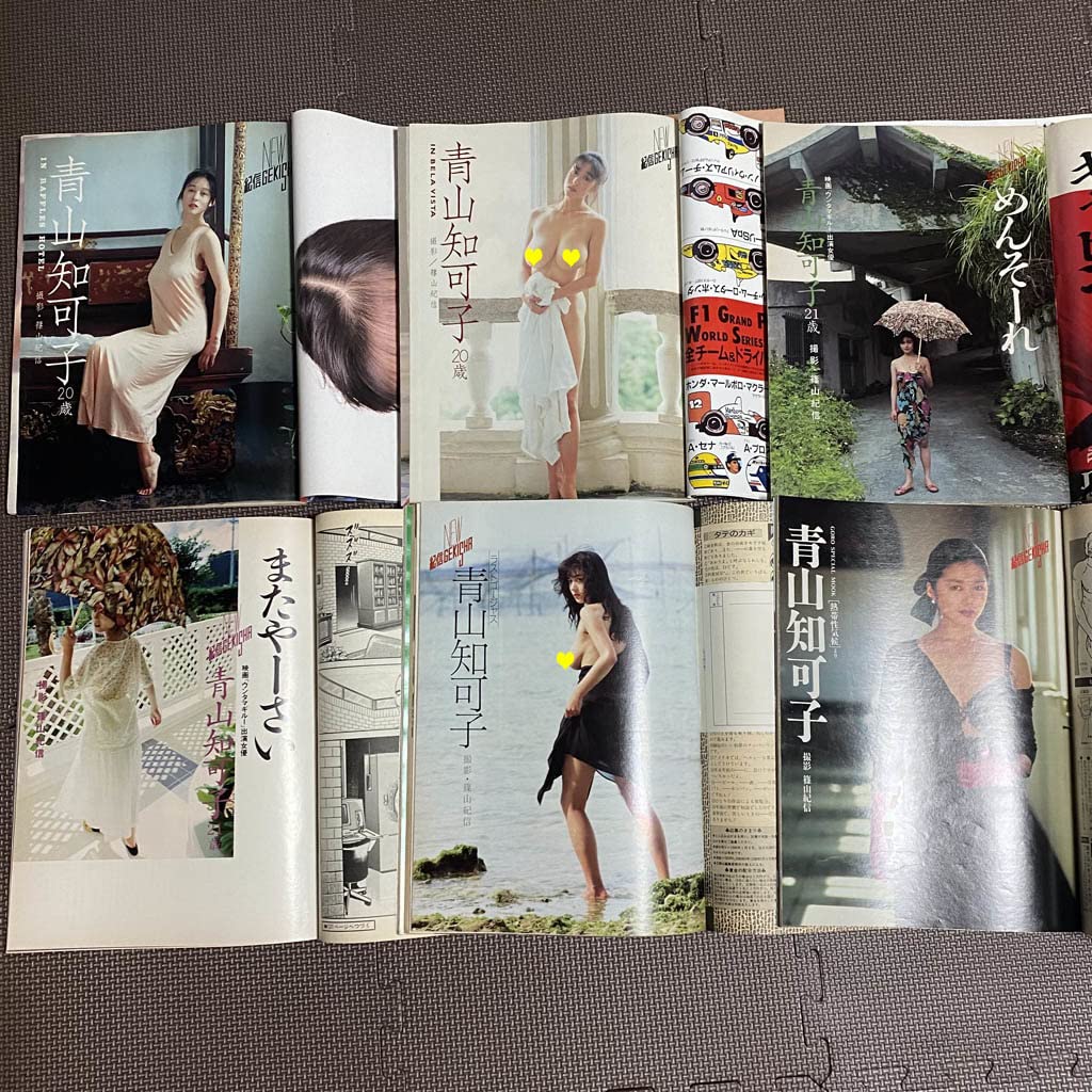 Amazon.co.jp: GORO ６冊セット 青山知可子 掲載 激写 撮影／篠山紀信 Chikako Aoyama kishin  Shinoyama 落札代行業者様歓迎 : おもちゃ