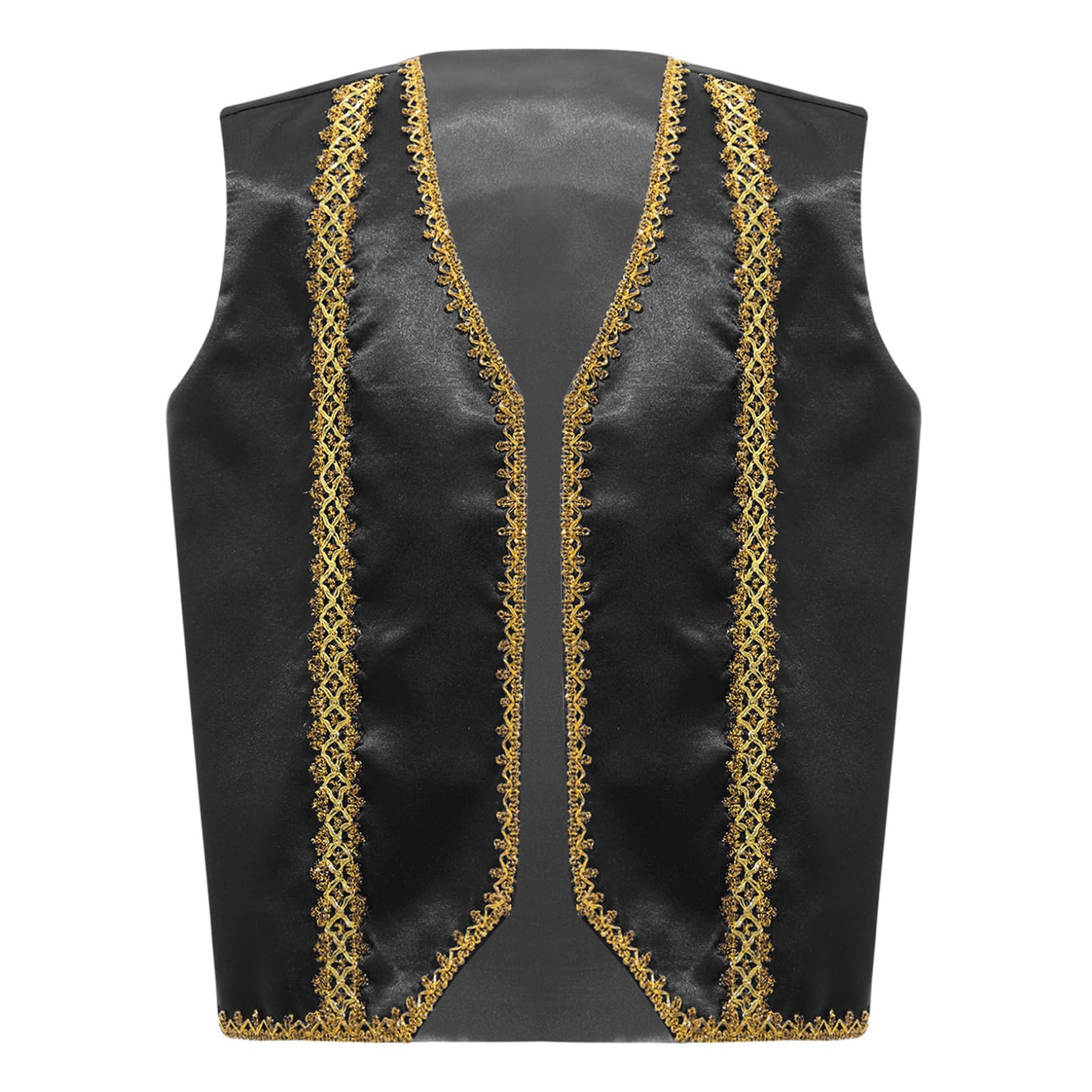 Freebily Garçons Chemise Gilet sans Manche Imprimé Gentleman Enfant Veste Costume d'honneur Mariage Cérémonie Baptême Bébé 2-16 Ans