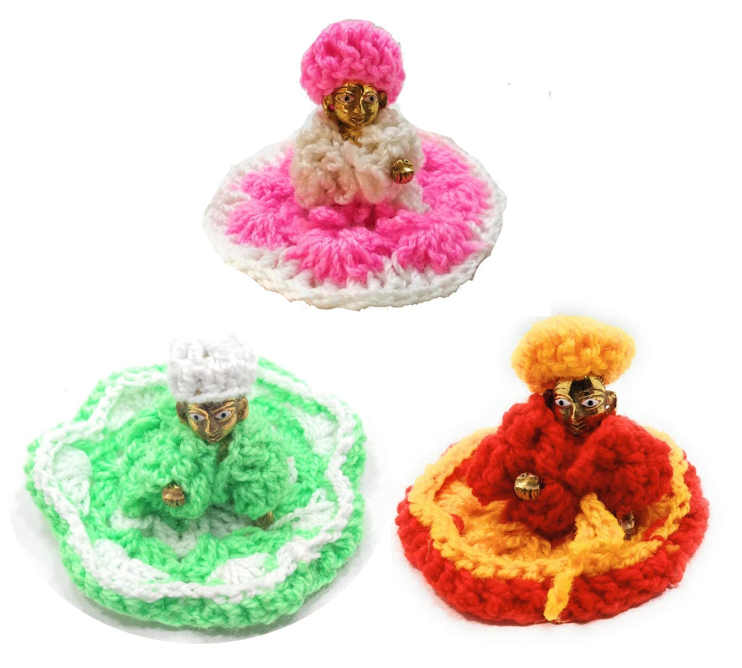 Robe ji Laddu Gopal pour célébrer lhiver au temple avec Kanha ji