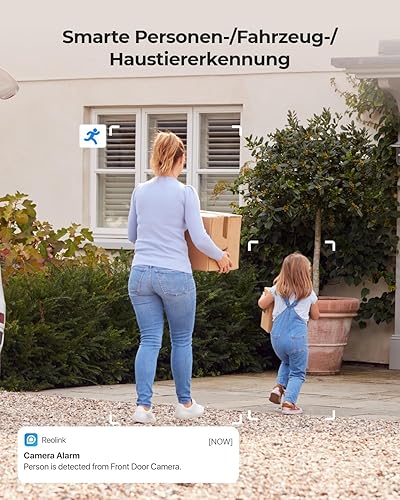 Reolink 4K PoE Überwachungskamera Außen 180° Pan — nuotrauka 4