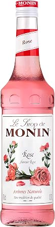 Monin Rose Coffee Syrup 700ml Glass